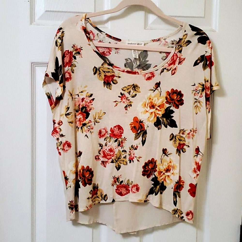 Ambiance Apparel floral blouse